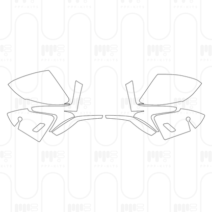 PPF precortado Porsche Taycan Cross Turismo Taycan 4 Cross Turismo 2025