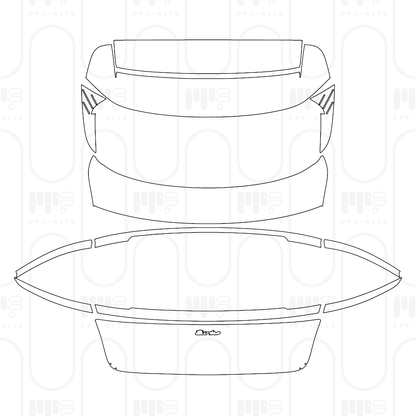 PPF precortado Porsche Taycan Sport Turismo Taycan Turbo Sport Turismo 2025