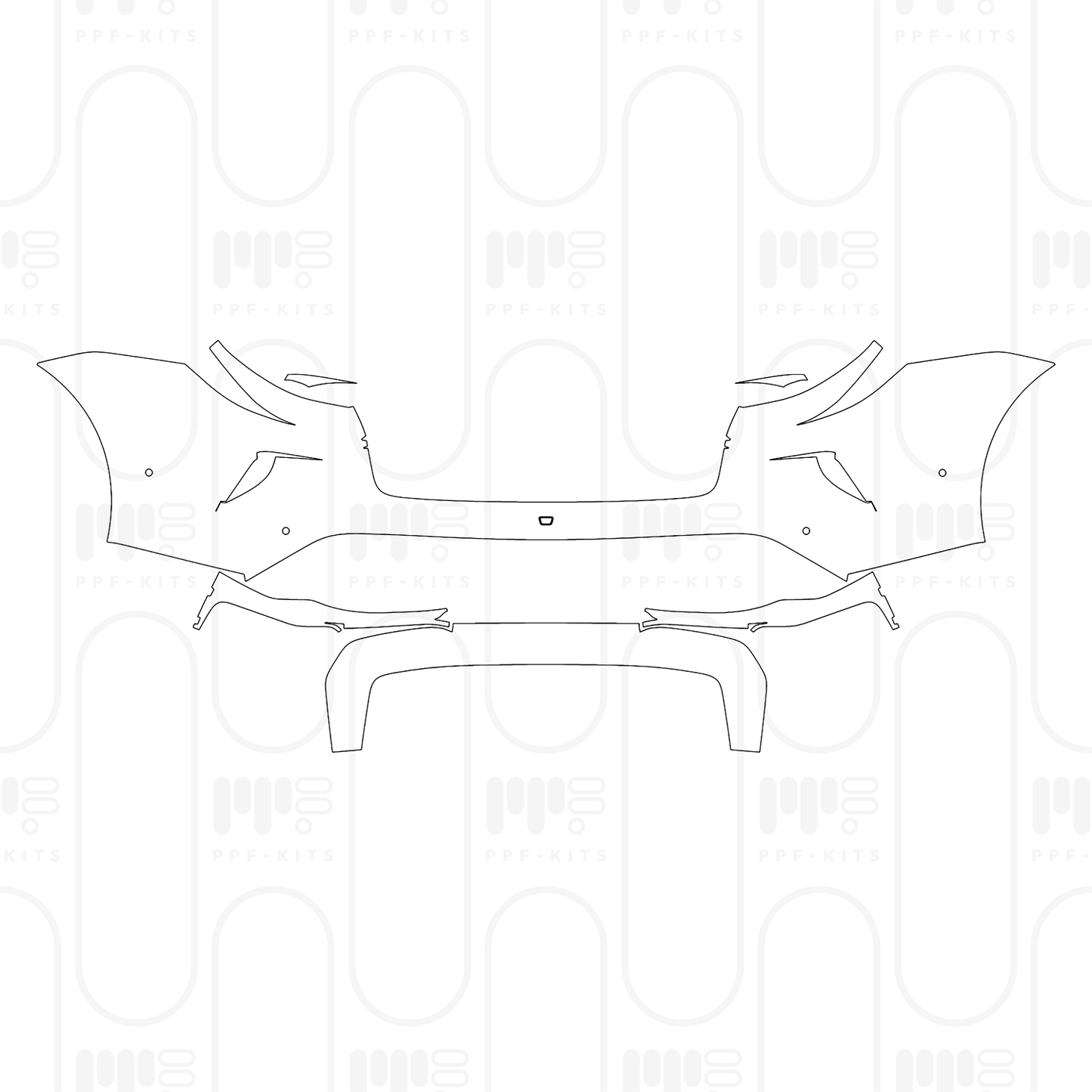 PPF precortado Porsche Taycan Sport Turismo Taycan Turbo Sport Turismo 2025