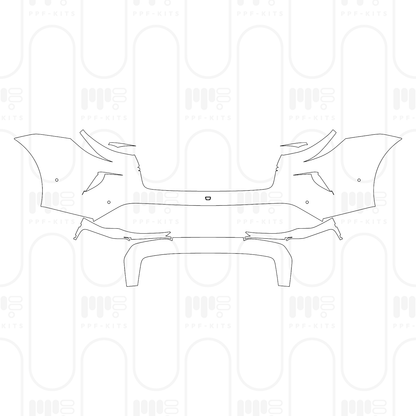 PPF precortado Porsche Taycan Sport Turismo Taycan Turbo Sport Turismo 2025