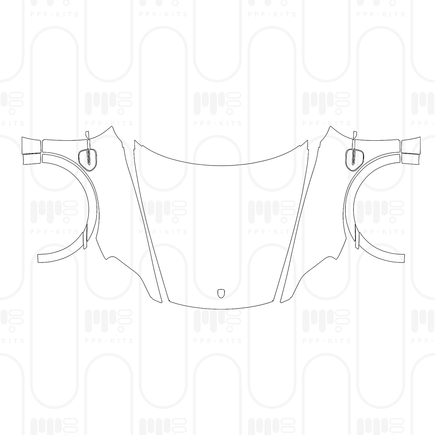 PPF precortado Porsche Taycan Cross Turismo Taycan 4 Cross Turismo 2025