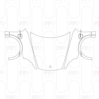 PPF precortado Porsche Taycan Cross Turismo Taycan 4 Cross Turismo 2025