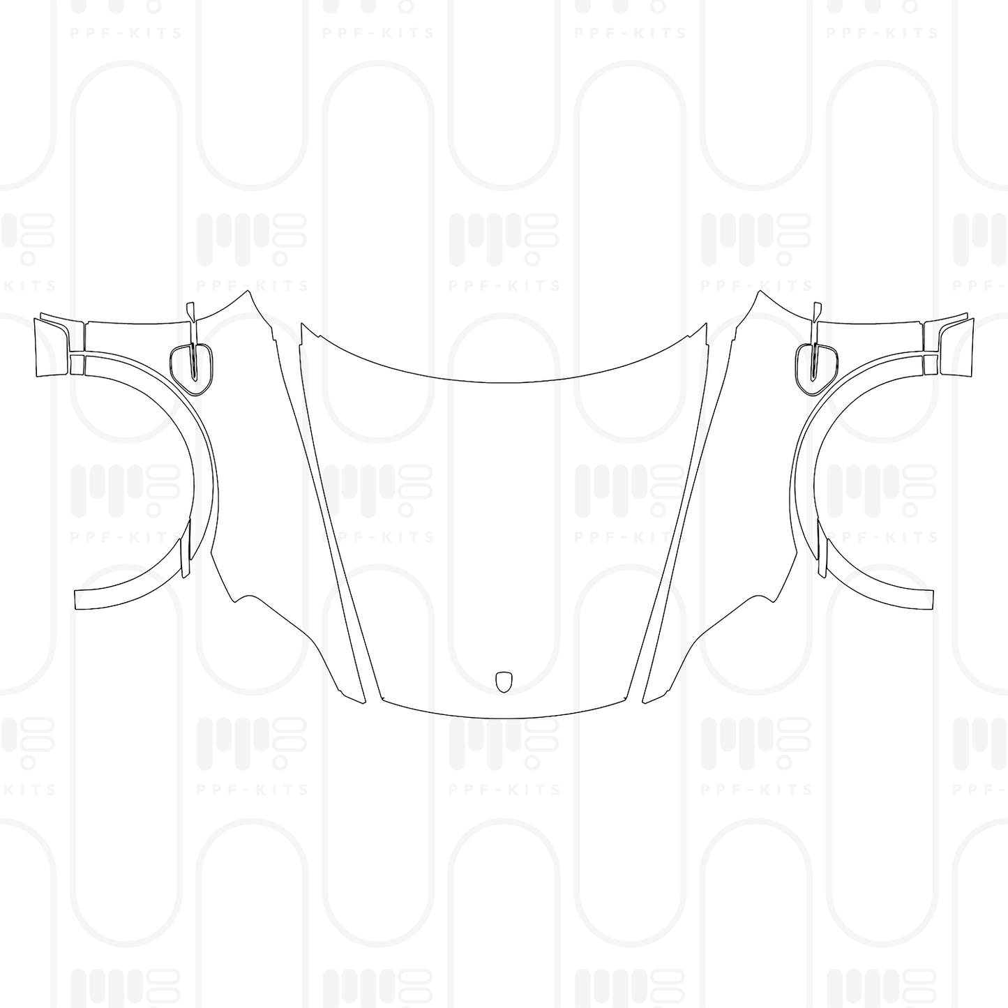 PPF precortado Porsche Taycan Cross Turismo Taycan 4 Cross Turismo 2025