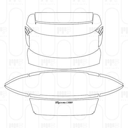 PPF precortado Porsche Taycan Sport Turismo Taycan GTS Sport Turismo 2025