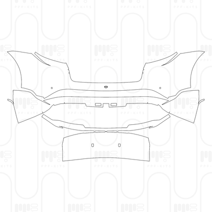 PPF precortado Porsche Taycan Cross Turismo Taycan 4 Cross Turismo 2025