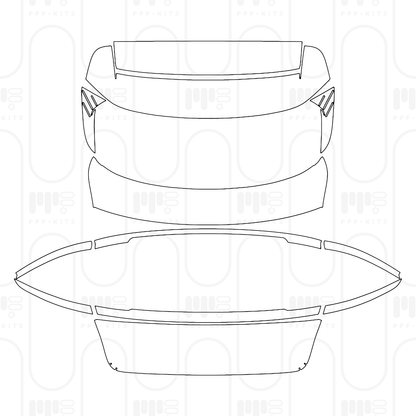PPF precortado Porsche Taycan Cross Turismo Taycan 4 Cross Turismo 2025