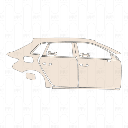 PPF precortado Audi A3 Sportback Base 2024