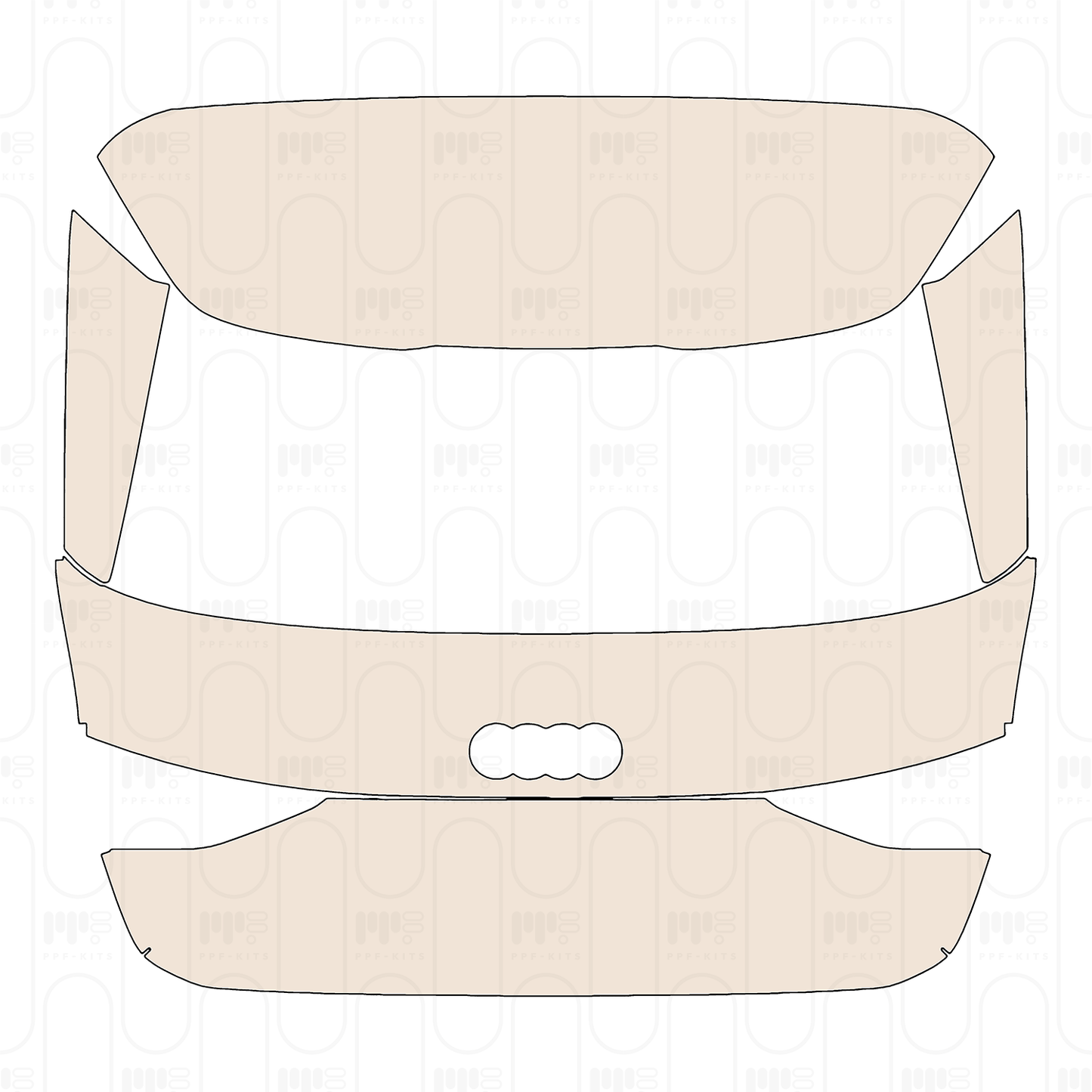 PPF precortado Audi A3 Sportback Base 2024