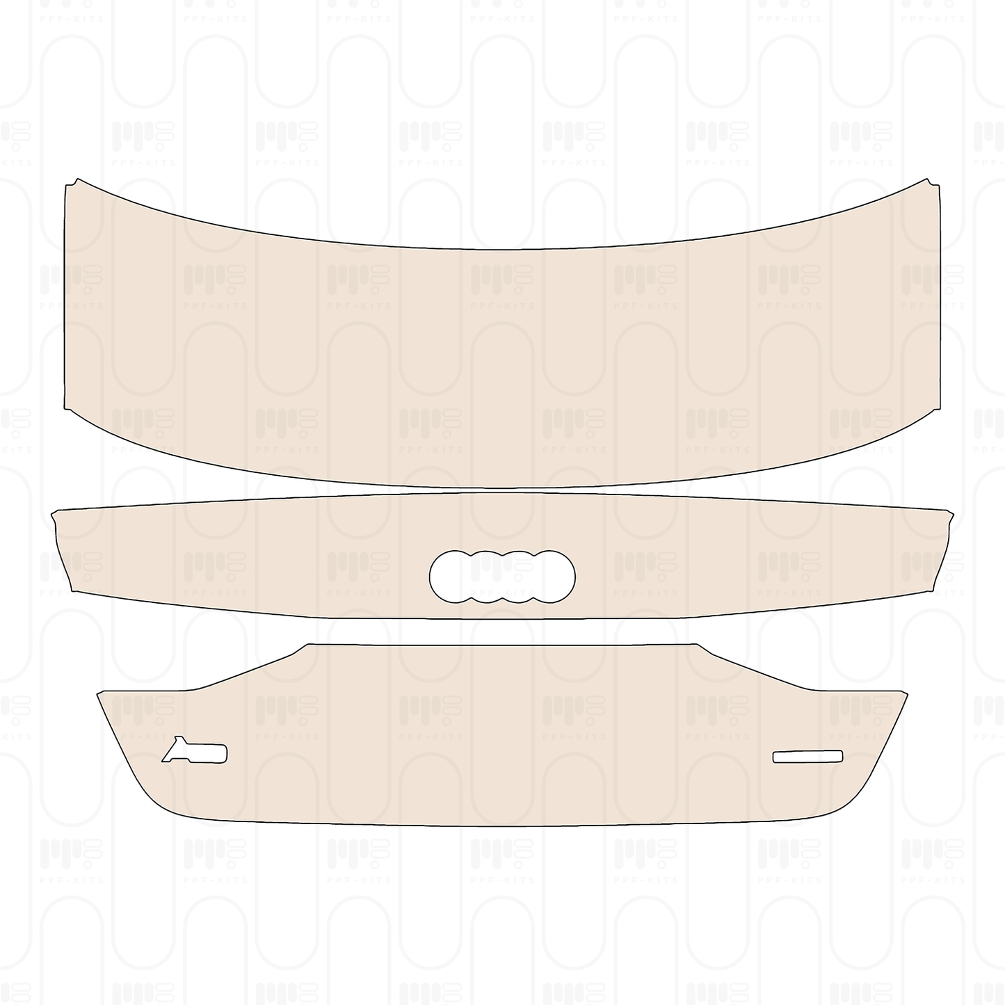 Pre-Cut PPF Audi A3 Sedan Base 2024