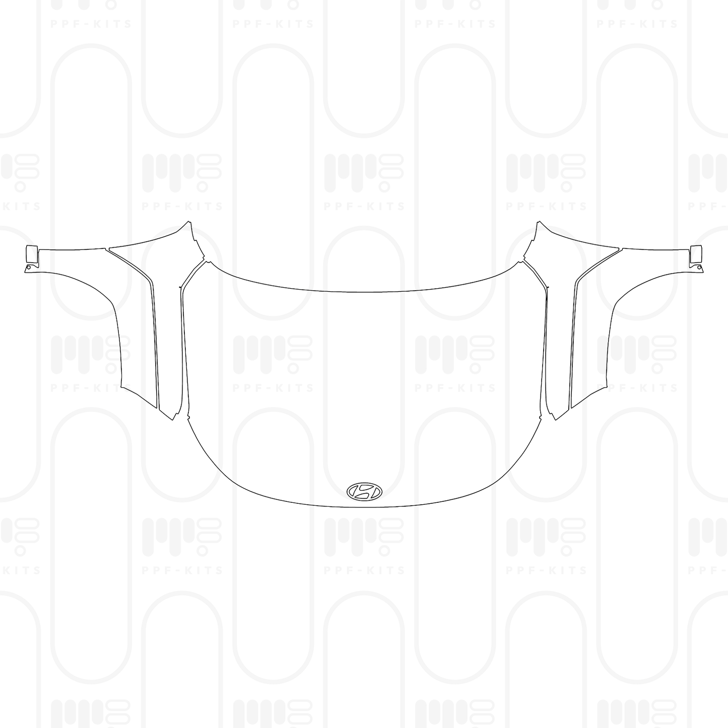 Pre-Cut PPF Hyundai Kona Electric SE 2024