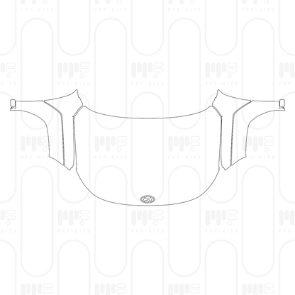 Pre-Cut PPF Hyundai Kona Electric SE 2024