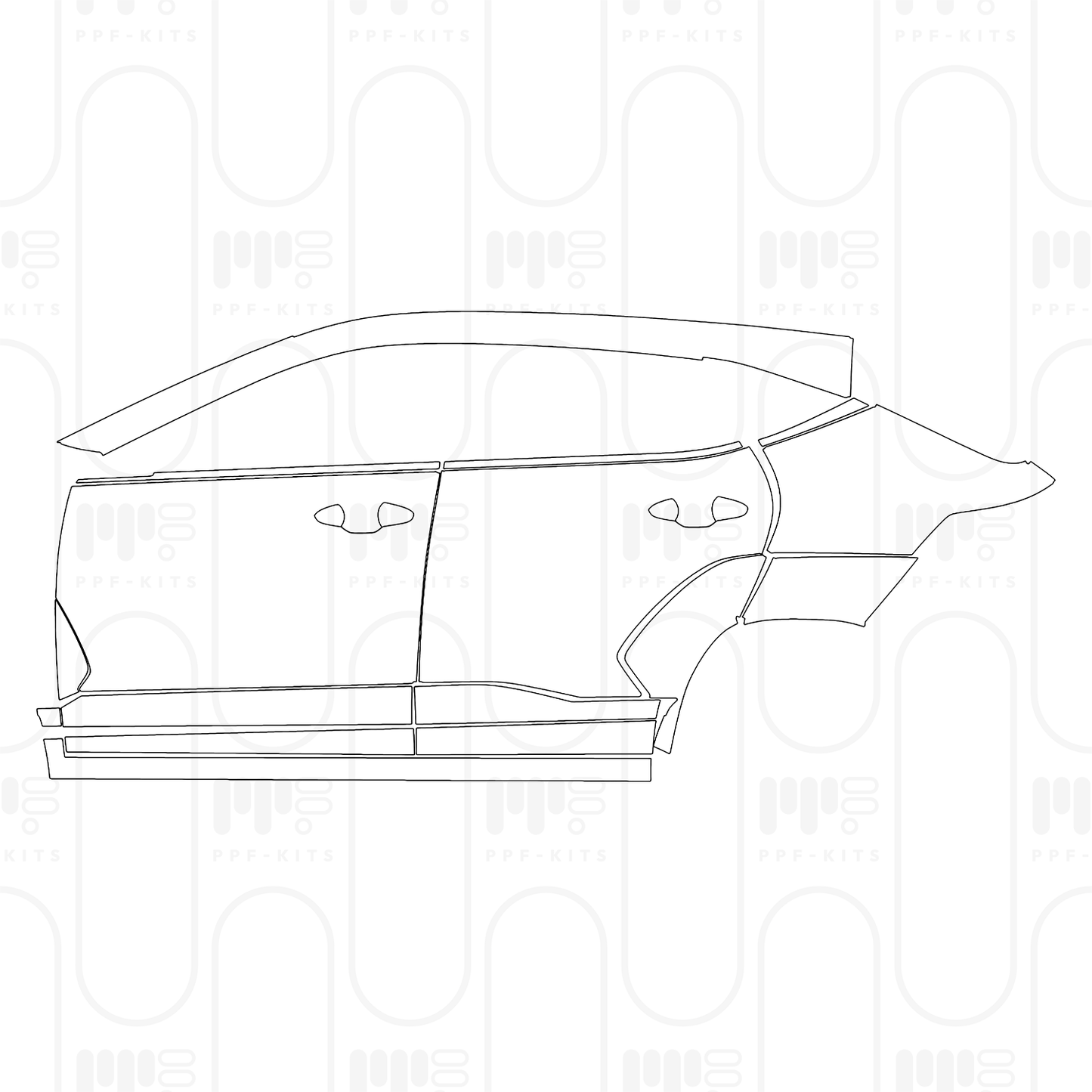 Pre-Cut PPF Hyundai Kona Electric SE 2024