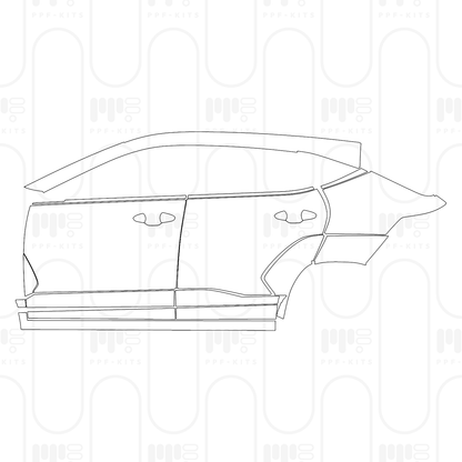 Pre-Cut PPF Hyundai Kona Electric SE 2024
