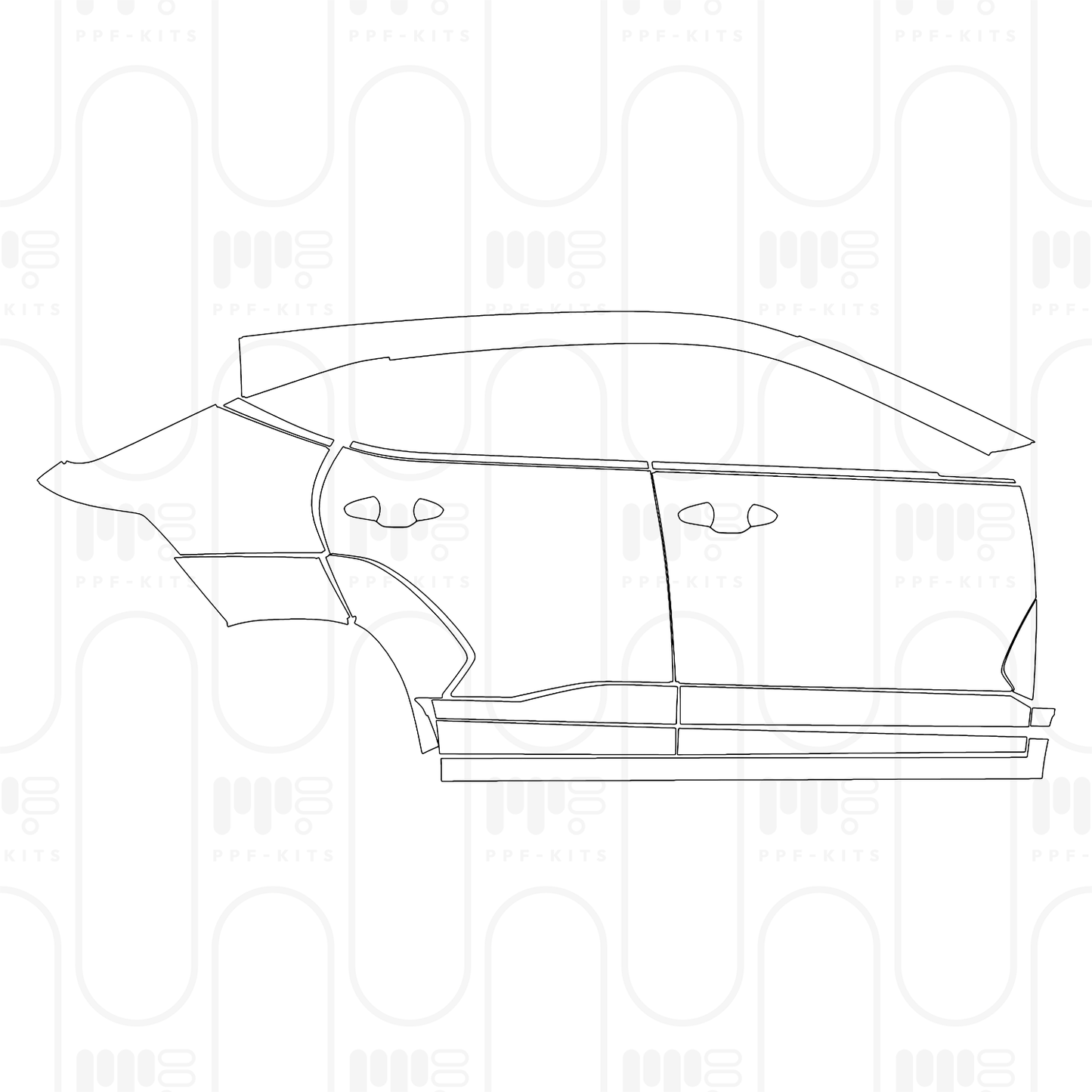 Pre-Cut PPF Hyundai Kona Electric SE 2024