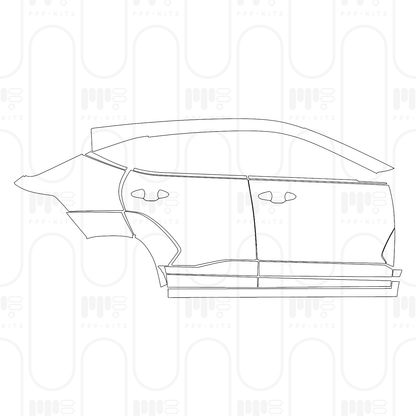 Pre-Cut PPF Hyundai Kona Electric SE 2024