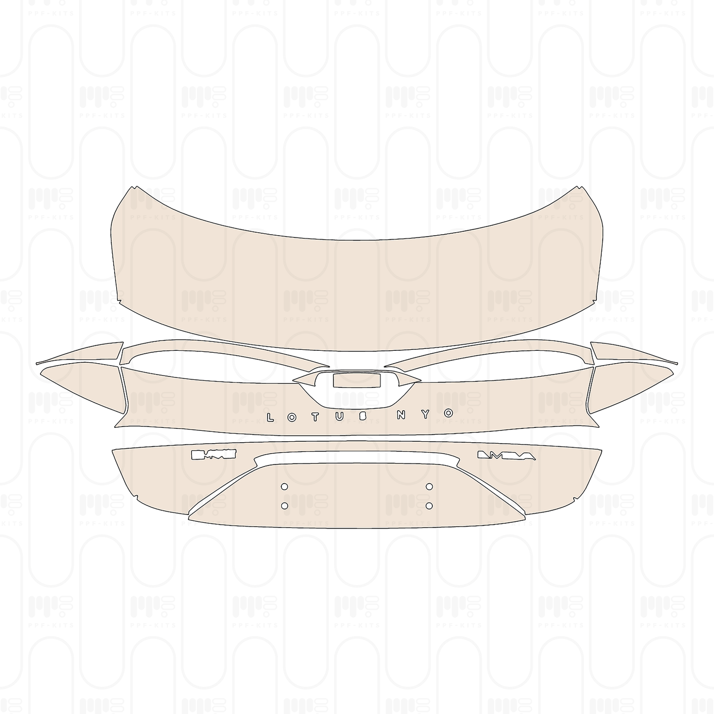 Pre-Cut PPF Lotus Emeya 2024