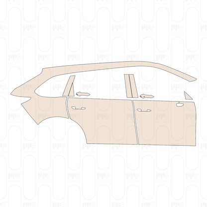 Pre-Cut PPF Mazda CX-80 (EU) Exclusive-Line 2024