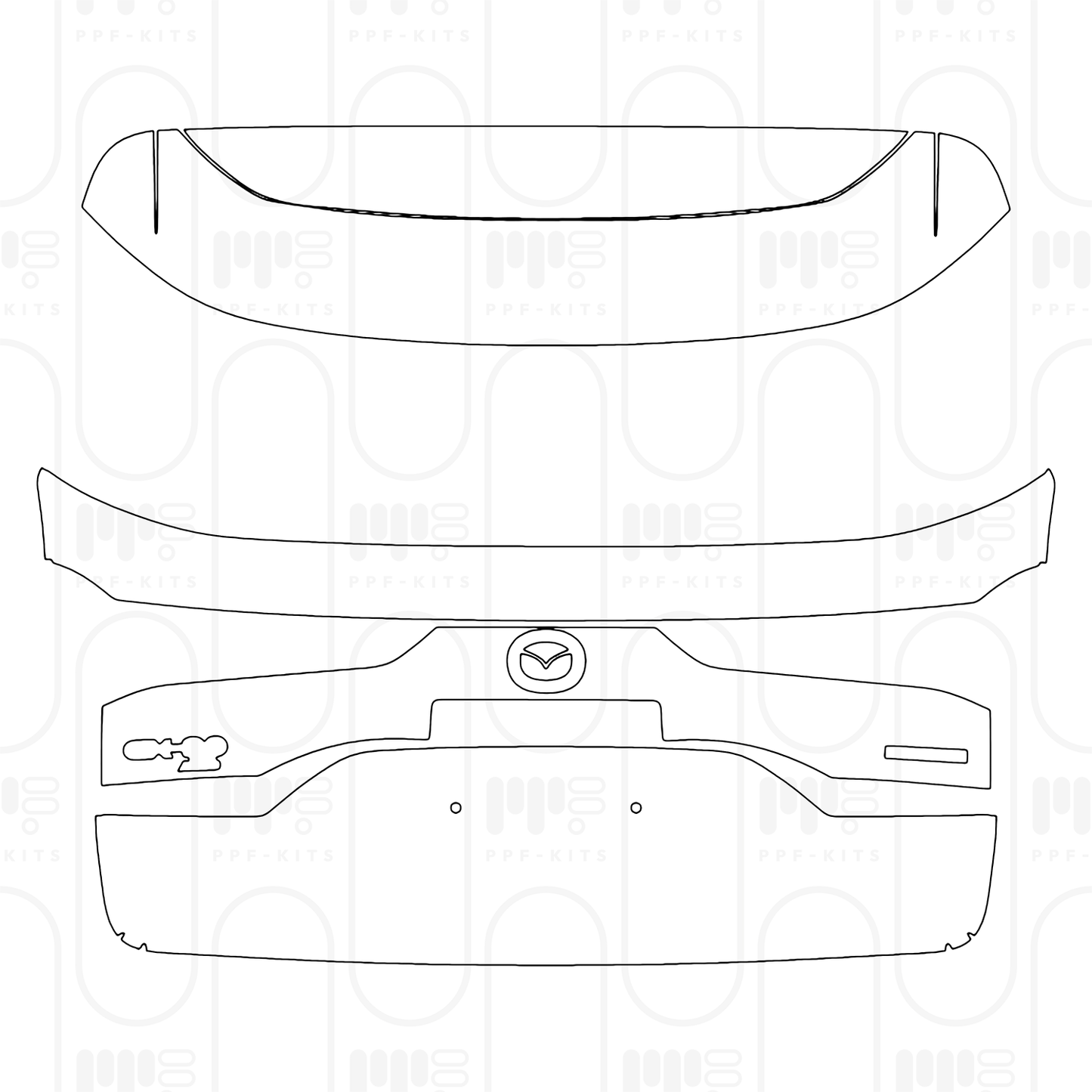 Pre-Cut PPF Mazda CX-80 (EU) Homura Plus 2024