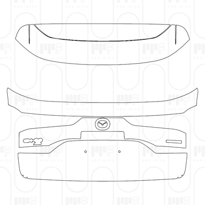 Pre-Cut PPF Mazda CX-80 (EU) Homura Plus 2024