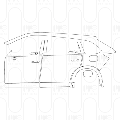 Pre-Cut PPF Mazda CX-80 (EU) Homura Plus 2024