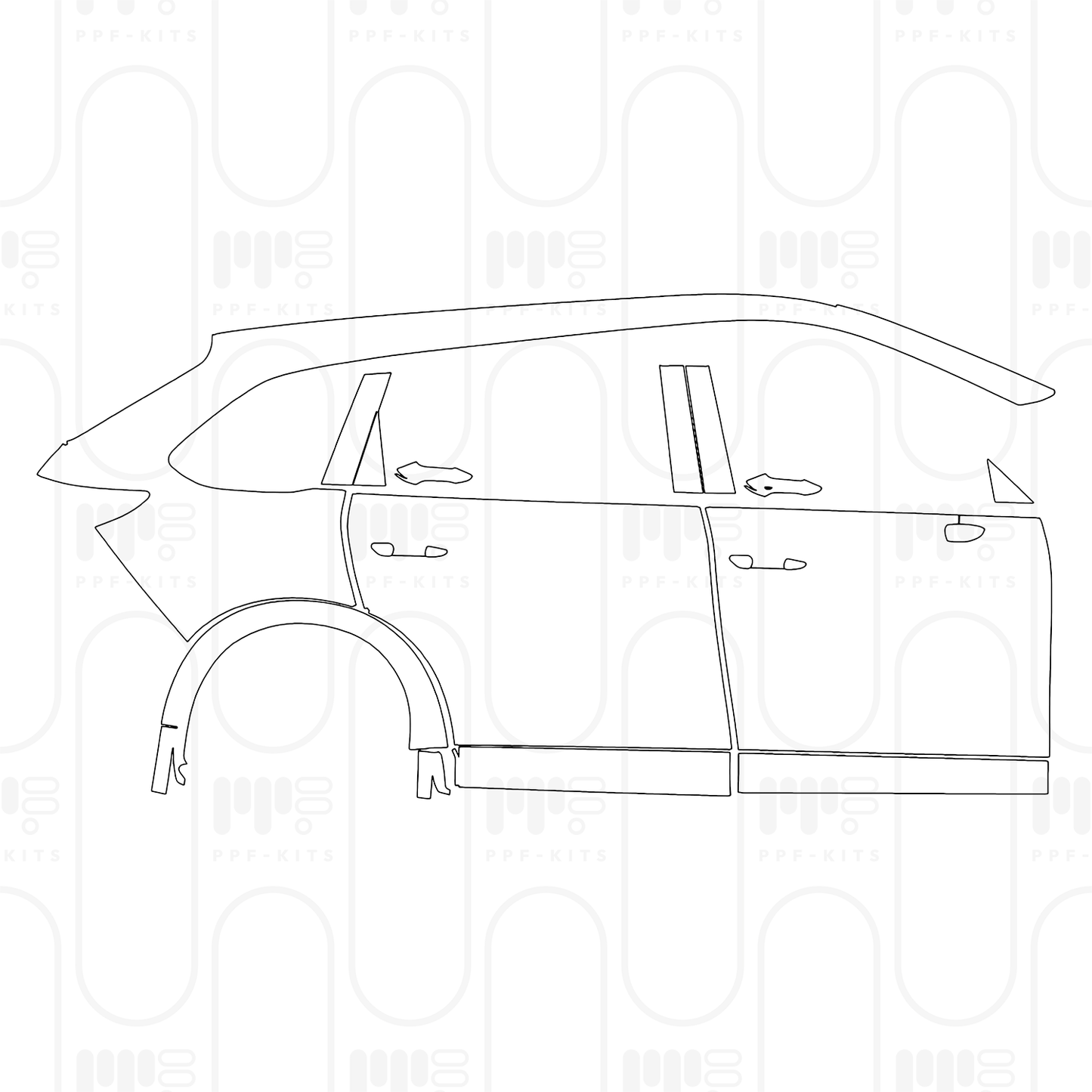Pre-Cut PPF Mazda CX-80 (EU) Homura Plus 2024