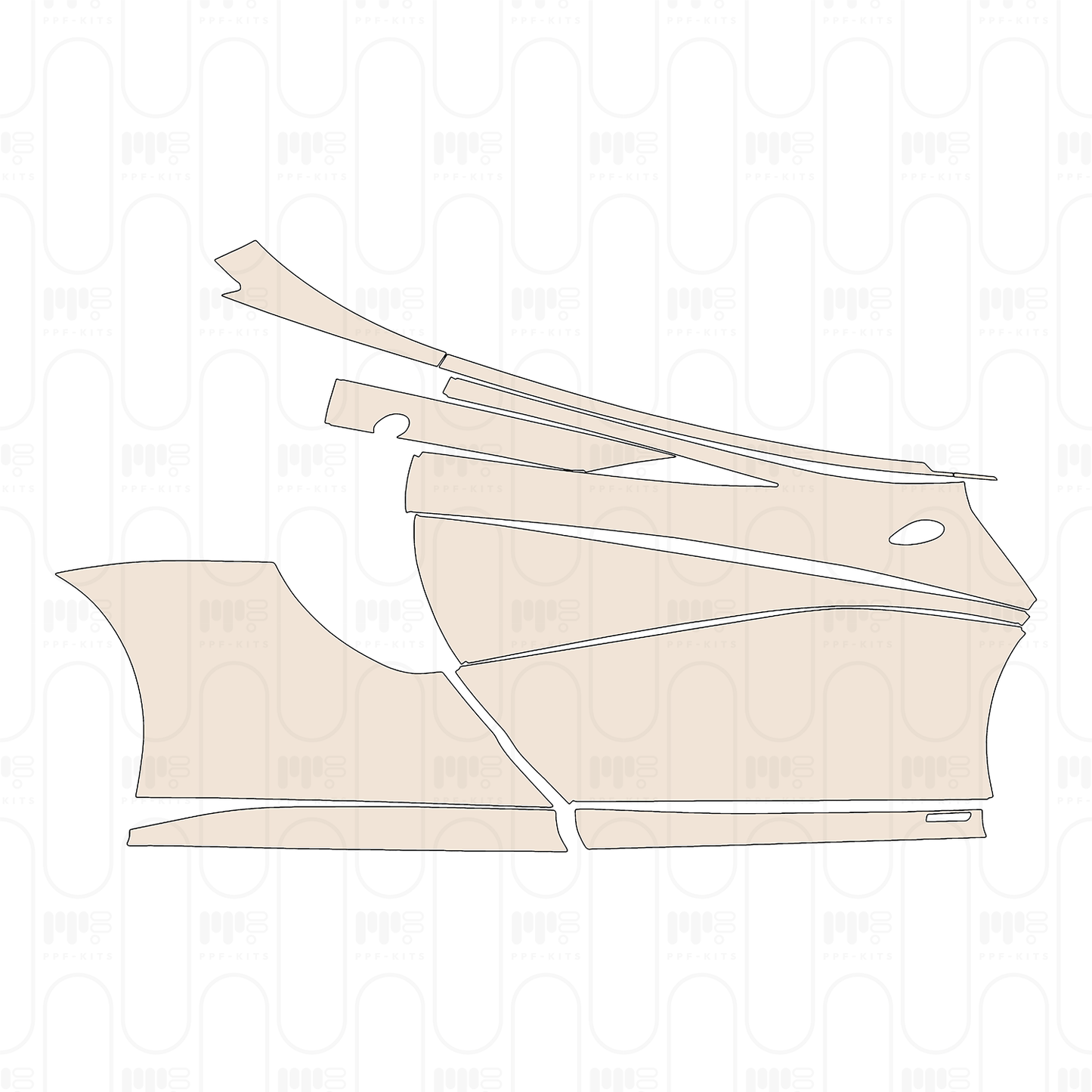 PPF precortado McLaren 620R 2024