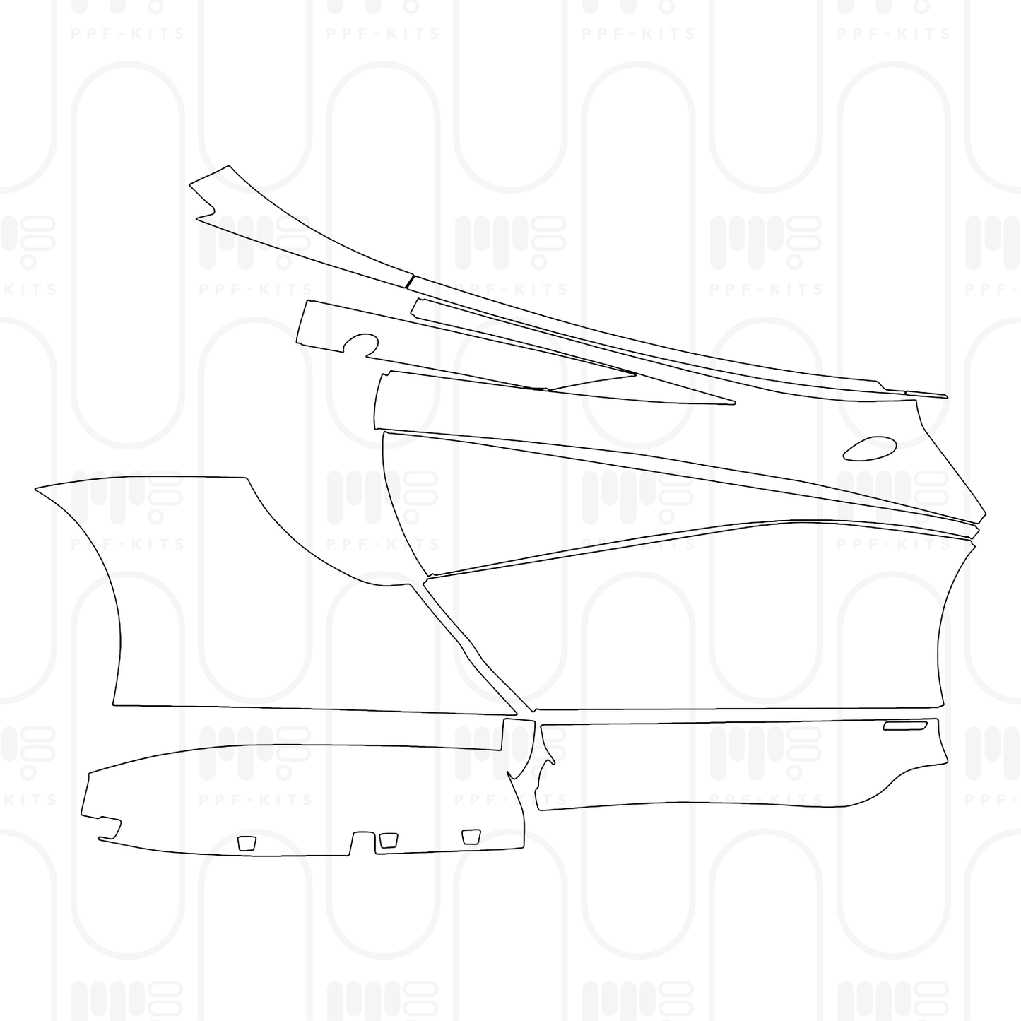 Pre-Cut PPF McLaren 620R 2024