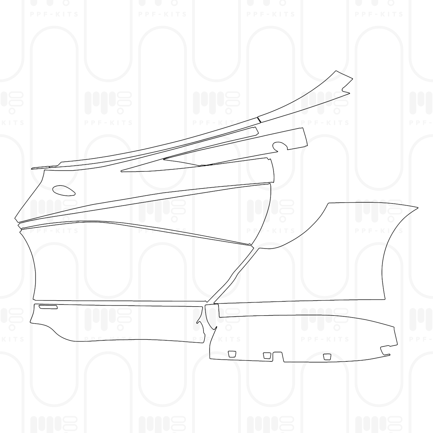 Pre-Cut PPF McLaren 620R 2024