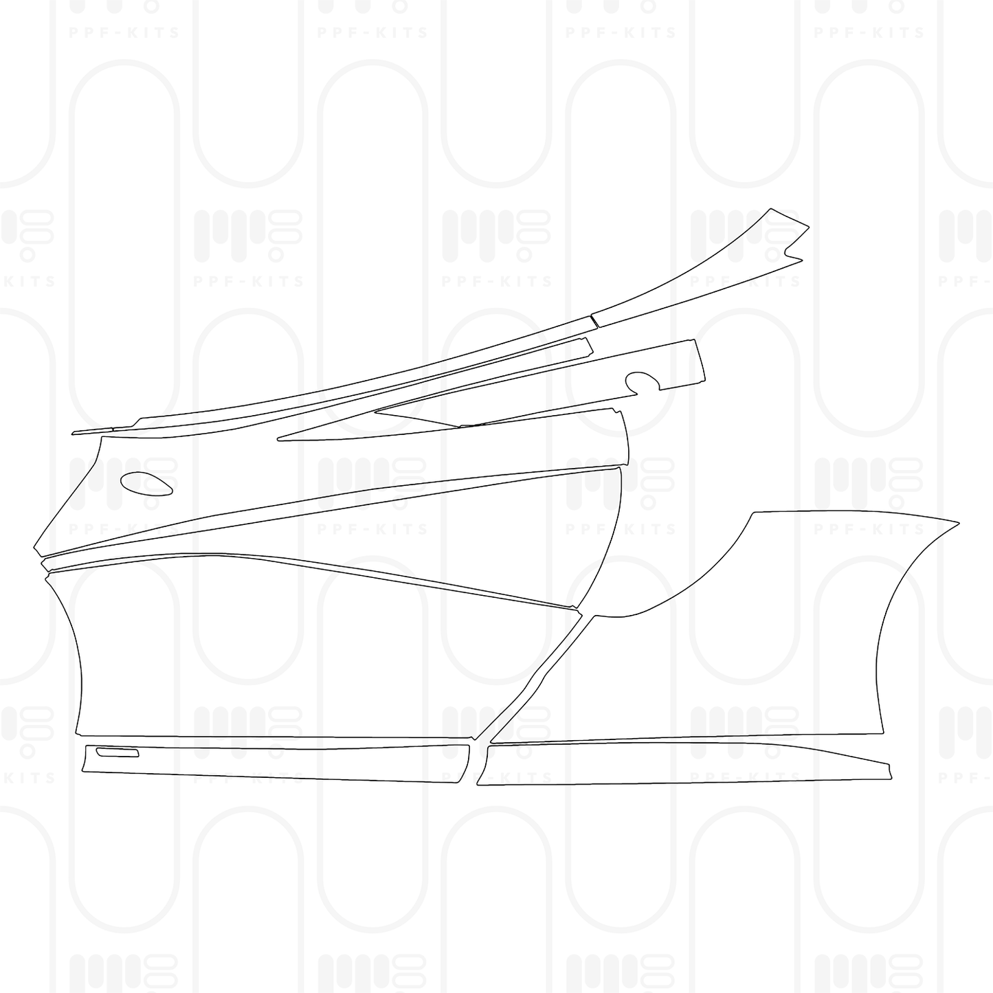 Pre-Cut PPF McLaren 620R 2024