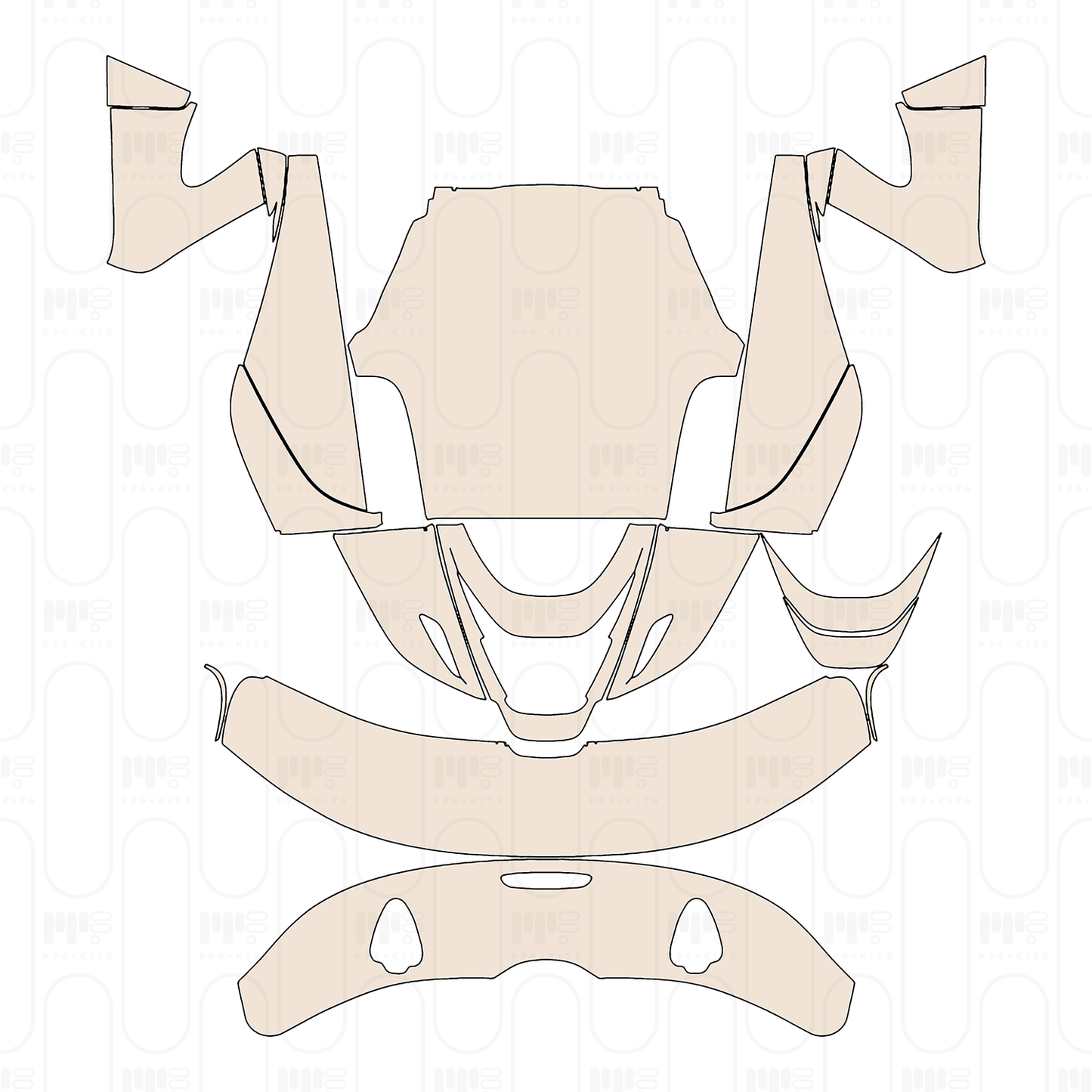 PPF precortado McLaren 720S Spider 2024