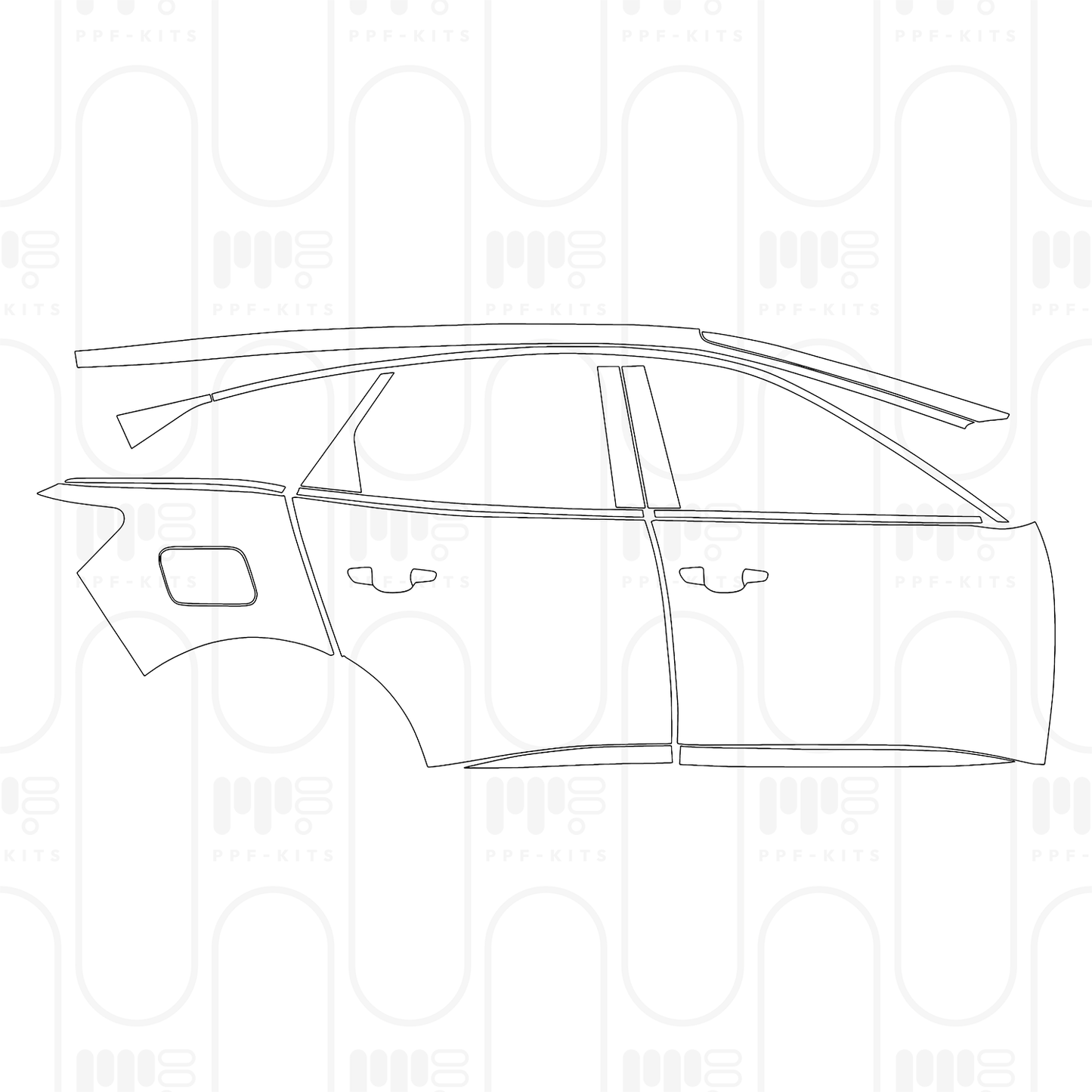 Pre-Cut PPF Peugeot 3008 (EU) Allure 2024
