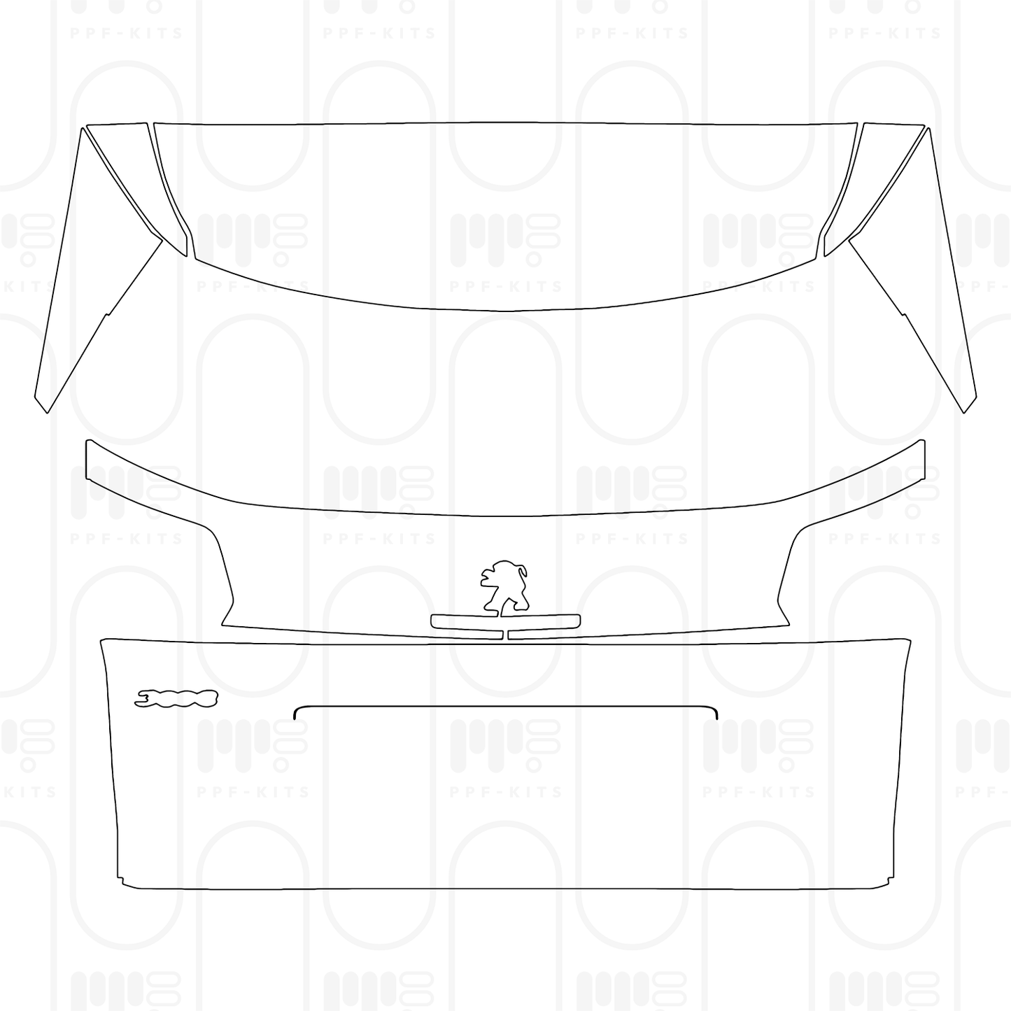 Pre-Cut PPF Peugeot 3008 (EU) Allure 2024