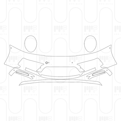 Pre-Cut PPF Porsche 911 Carrera 4 Coupe 2024