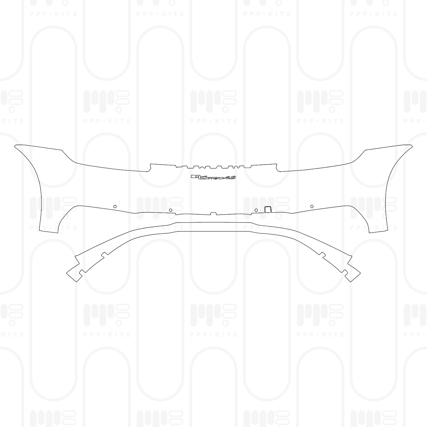 Pre-Cut PPF Porsche 911 Carrera 4S Coupe 2024
