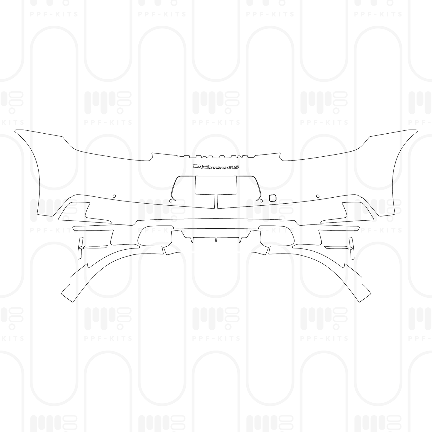 Pre-Cut PPF Porsche 911 Carrera 4S Coupe 2024