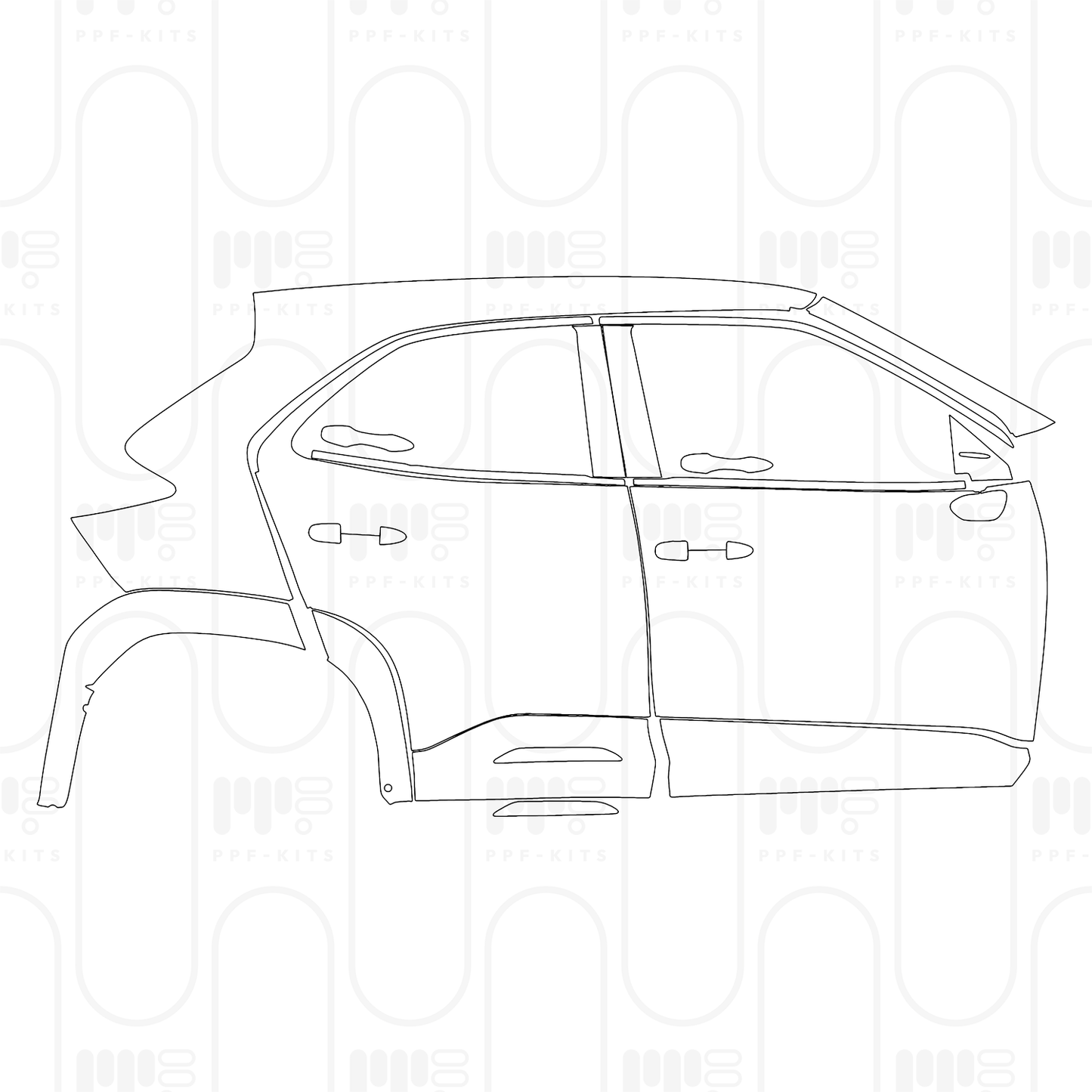 Pre-Cut PPF Toyota Yaris Cross Icon 2024