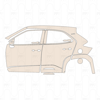 PPF precortado Toyota Yaris Cross Premiere 2024