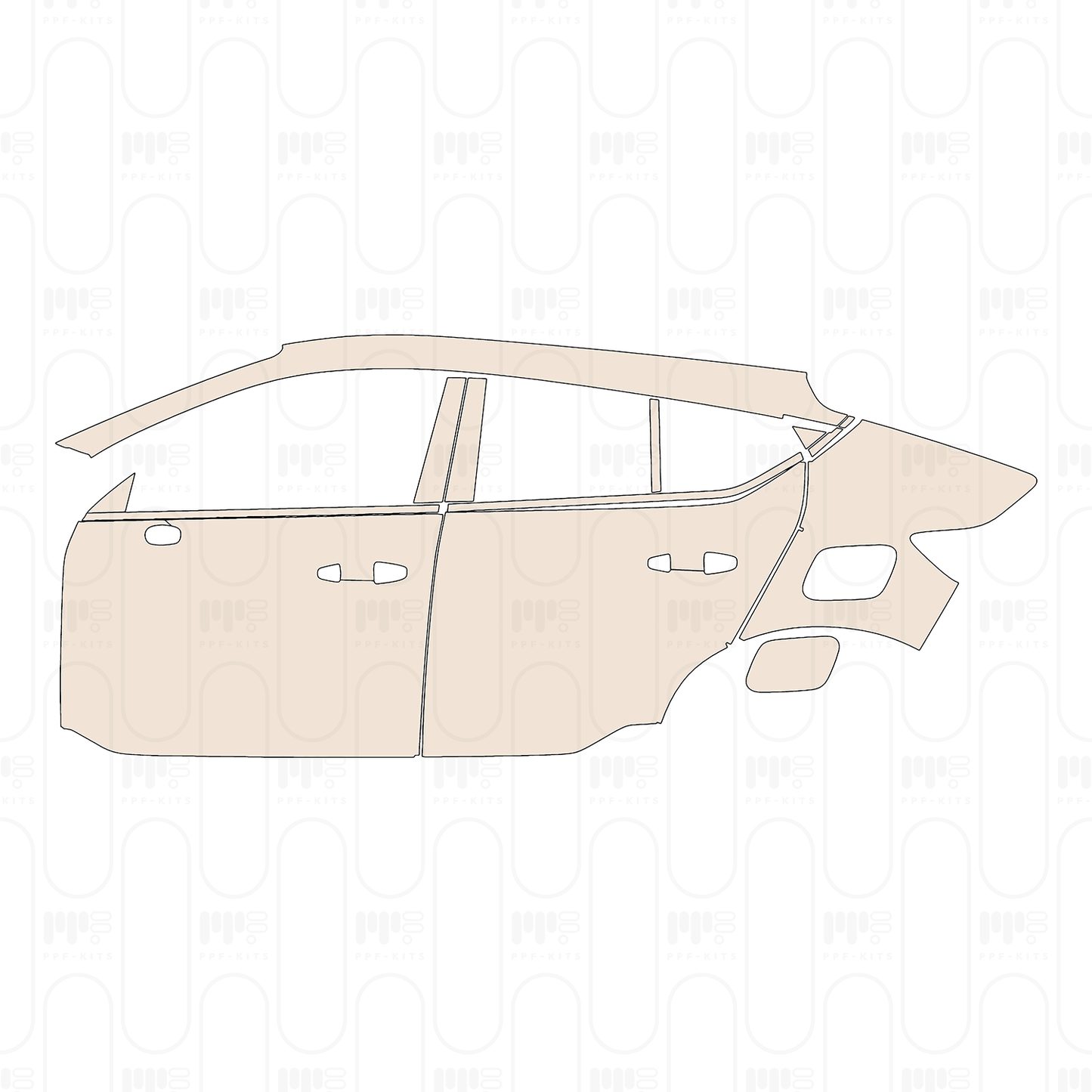 PPF precortado Volvo C40 Recharge Core 2024