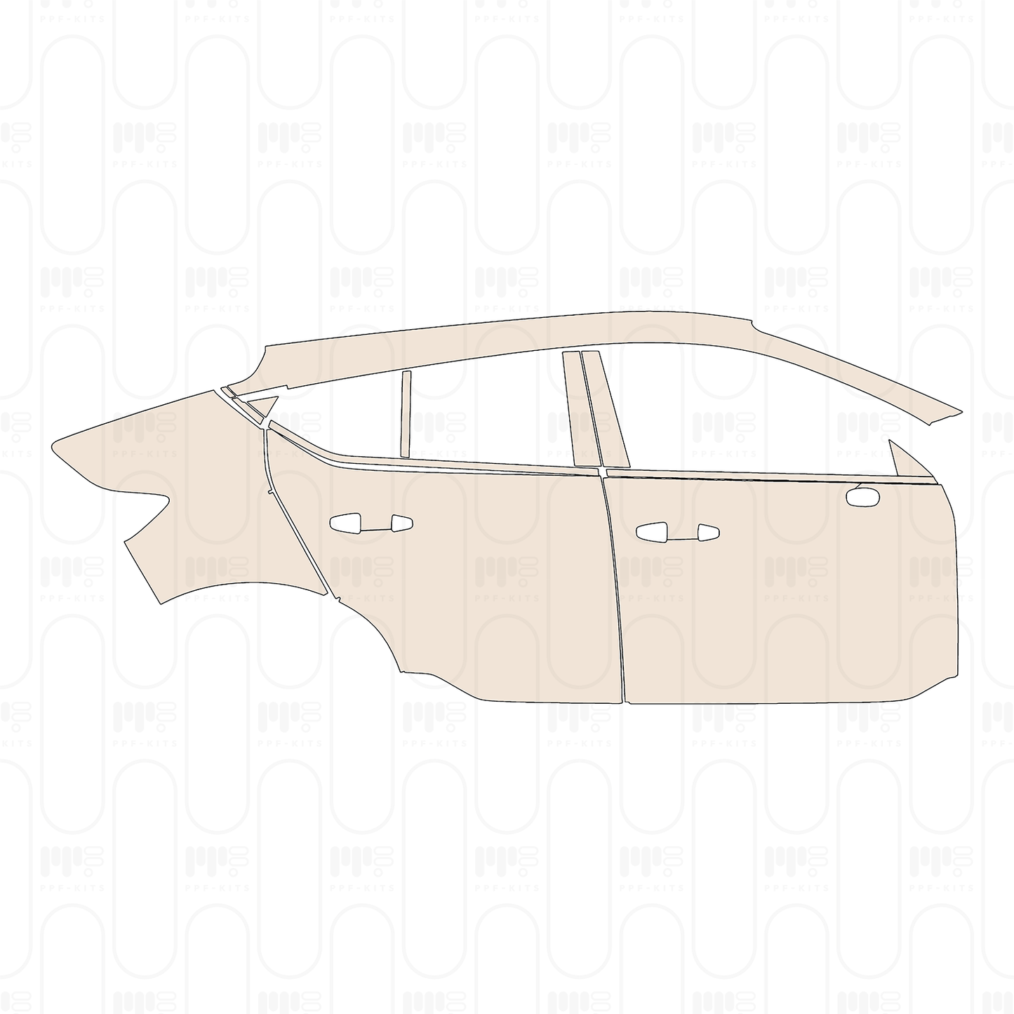PPF precortado Volvo C40 Recharge Core 2024