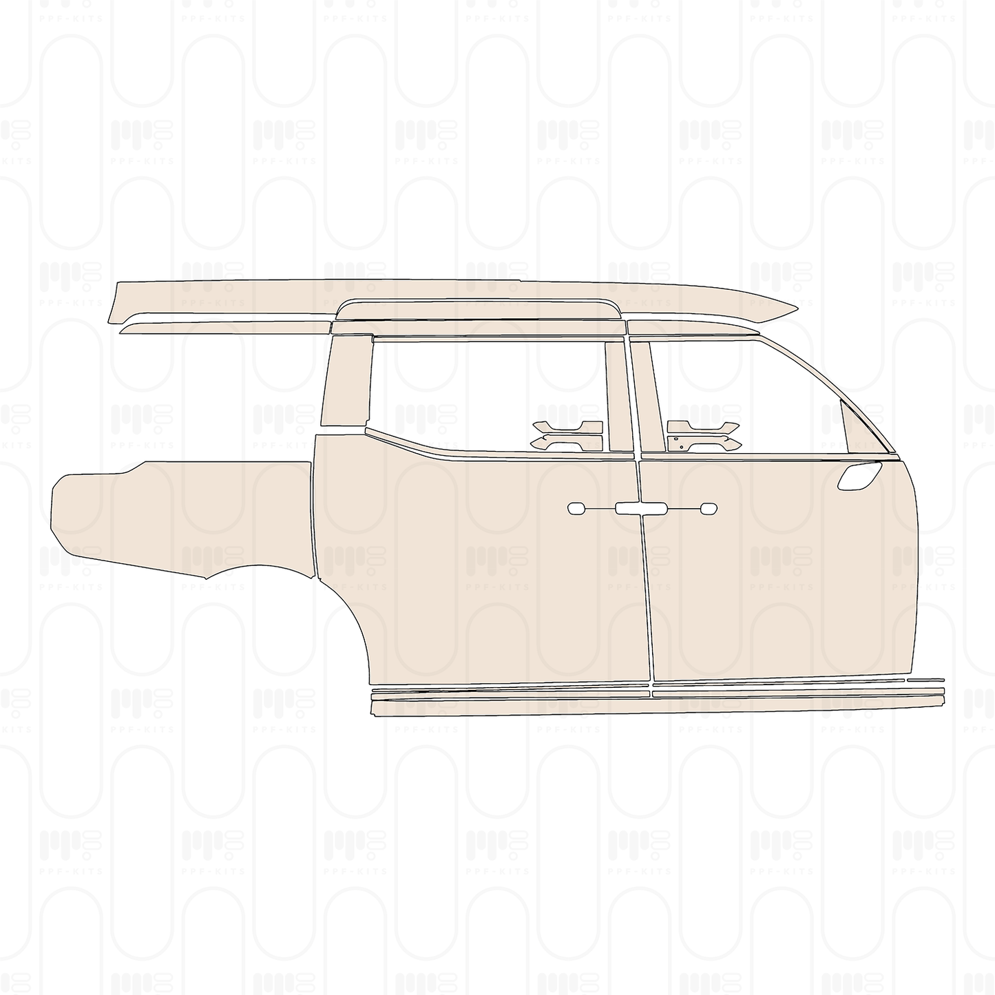 PPF precortado Volvo EM90 2024