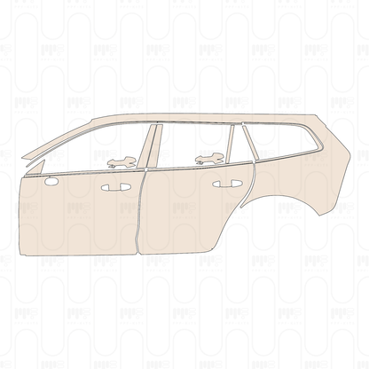 PPF precortado Volvo V60 Cross Country 2024
