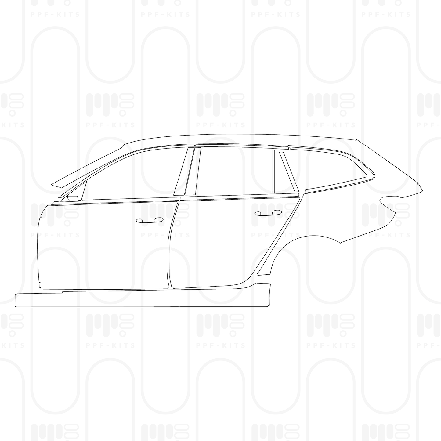 Pre-Cut PPF BMW 3 Series Touring Base 2025