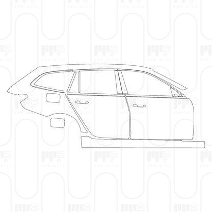 Pre-Cut PPF BMW 3 Series Touring Base 2025