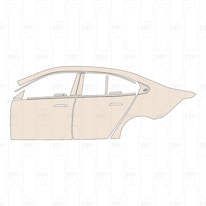 Pre-Cut PPF BMW i5 Sedan Standard Wheelbase Base 2024