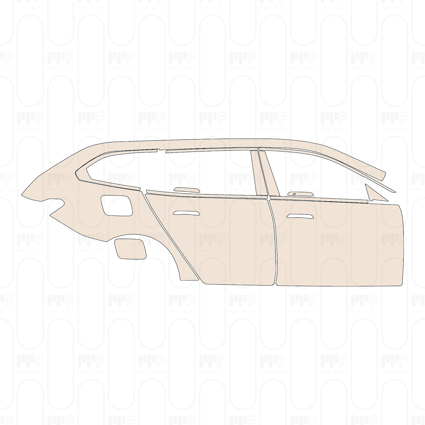 Pre-Cut PPF BMW 5 Series Touring Base 2024