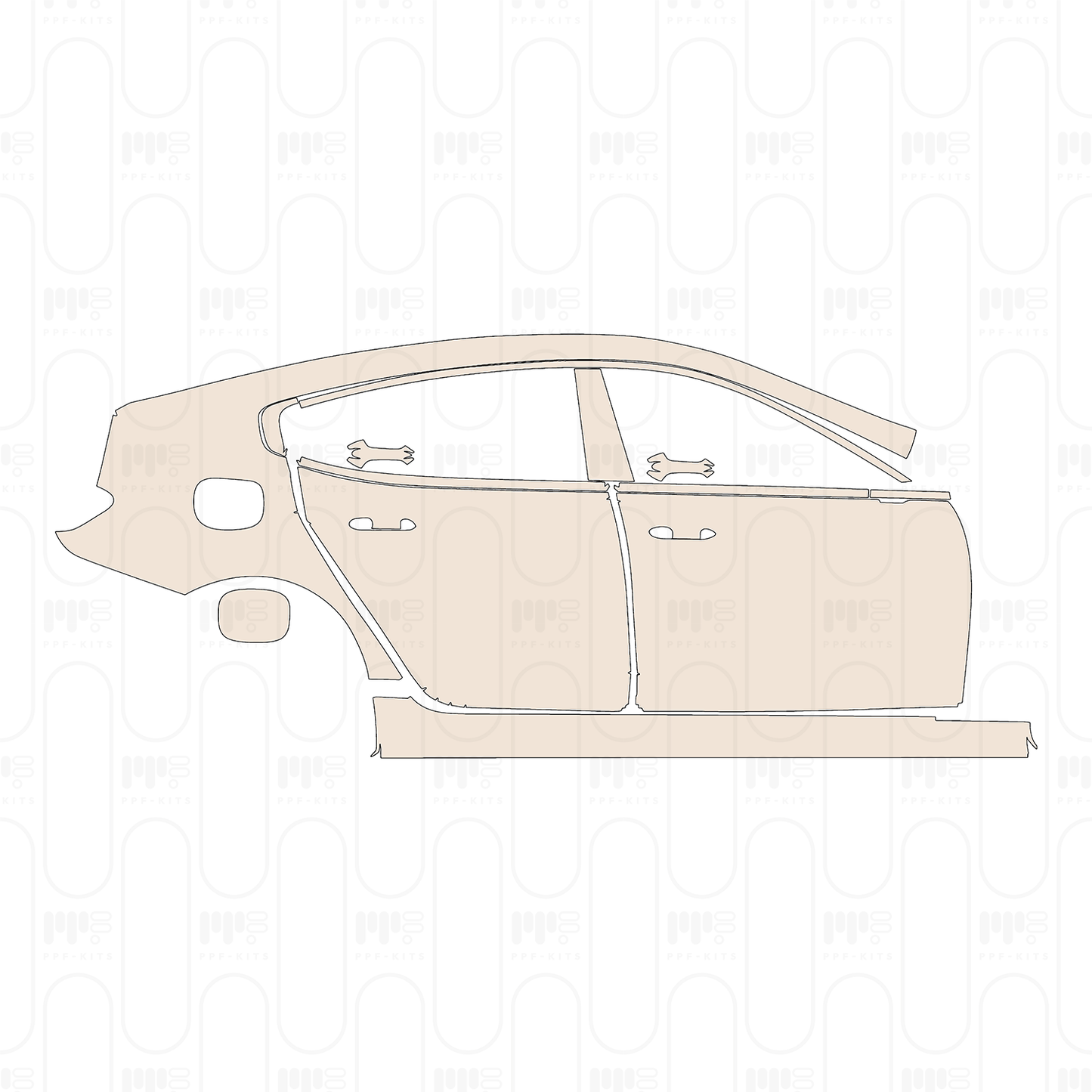 Pre-Cut PPF BMW 8 Series Gran Coupe Sport 2024