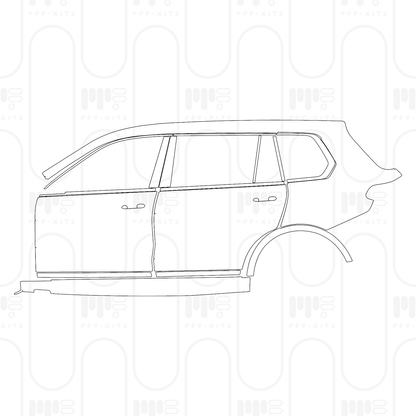 Pre-Cut PPF BMW X7 M60i 2025