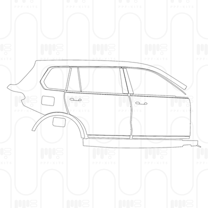 Pre-Cut PPF BMW X7 M60i 2025