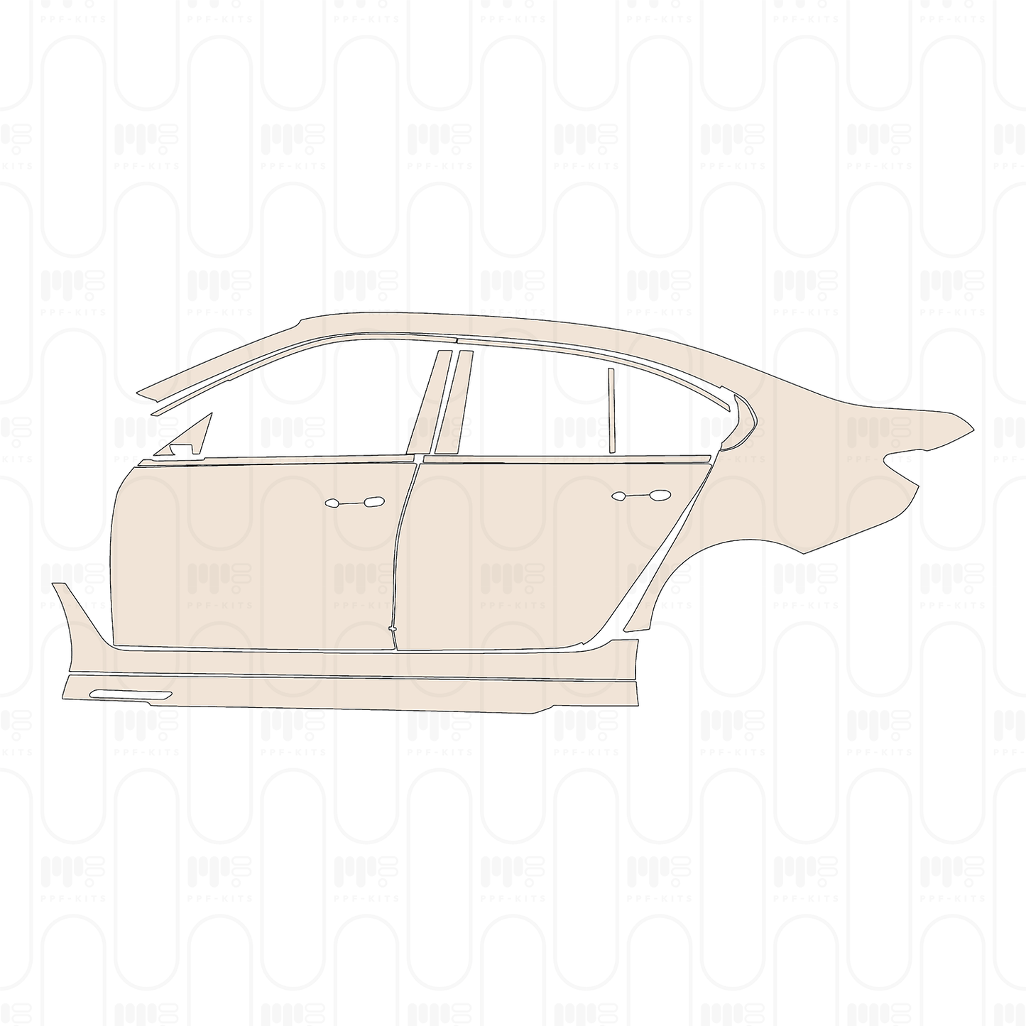 PPF precortado BMW i3 Extended Wheelbase 2024