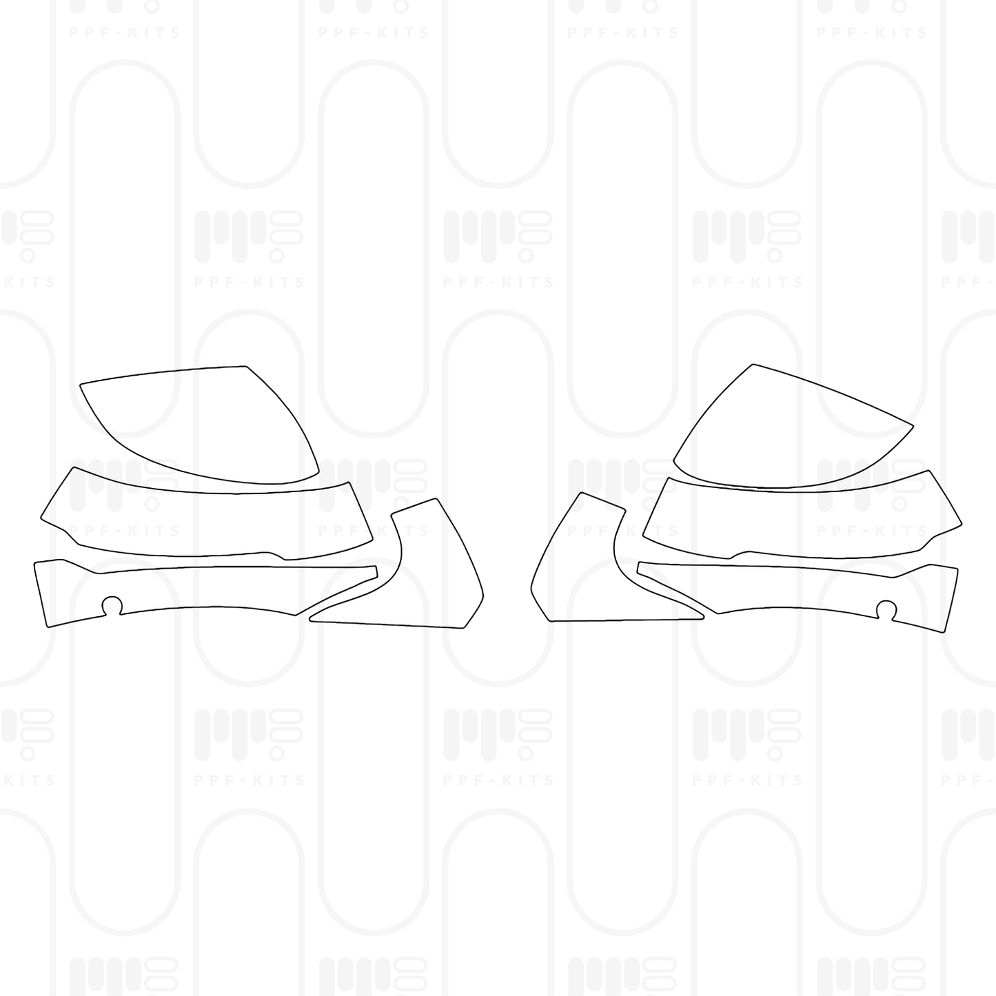 Pre-Cut PPF BMW X1 Standard Wheelbase Base 2025